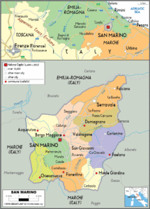 San Marino Map