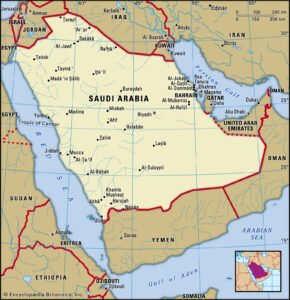 Saudi Arabia Map