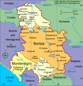 Serbia Map