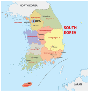 South Korea Map