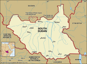 South Sudan Map