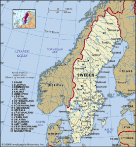 Sweden Map