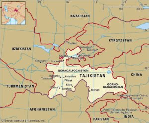 Tajikistan Map