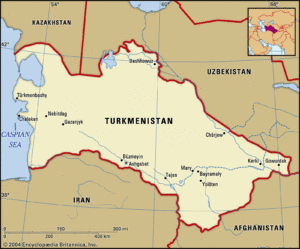 Turkmenistan Map