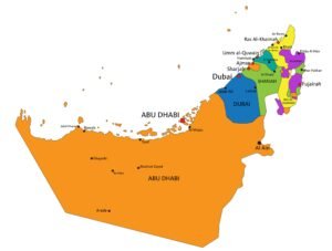 United Arab Emirates Map