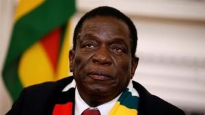 Zimbabwe President Emmerson Mnangagwa